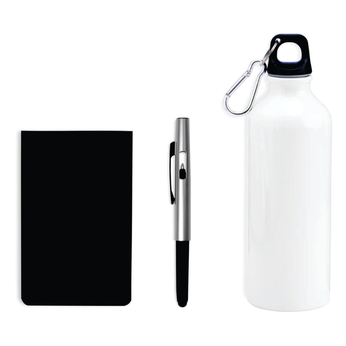 Kit Com Squeeze, Caneta E Bloco - 3 Pçs