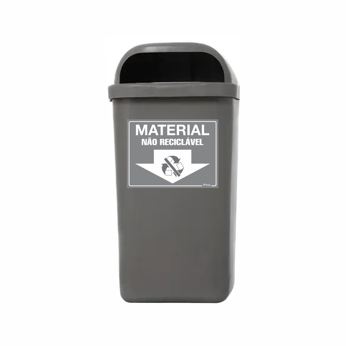 ADESIVO DE COLETA SELETIVA - MATERIAL NÃO RECICLÁVEL