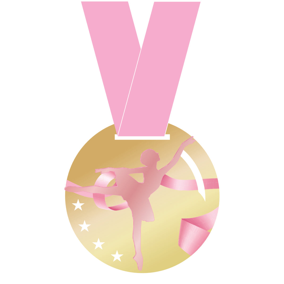 Medalha de Acrílico Bailarina Personalizada