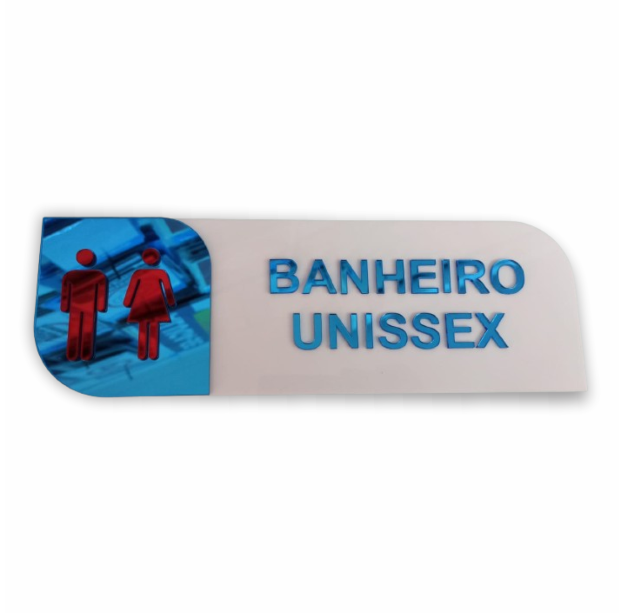 PLACA PARA SANITARIO FEMININO/MASCULINO