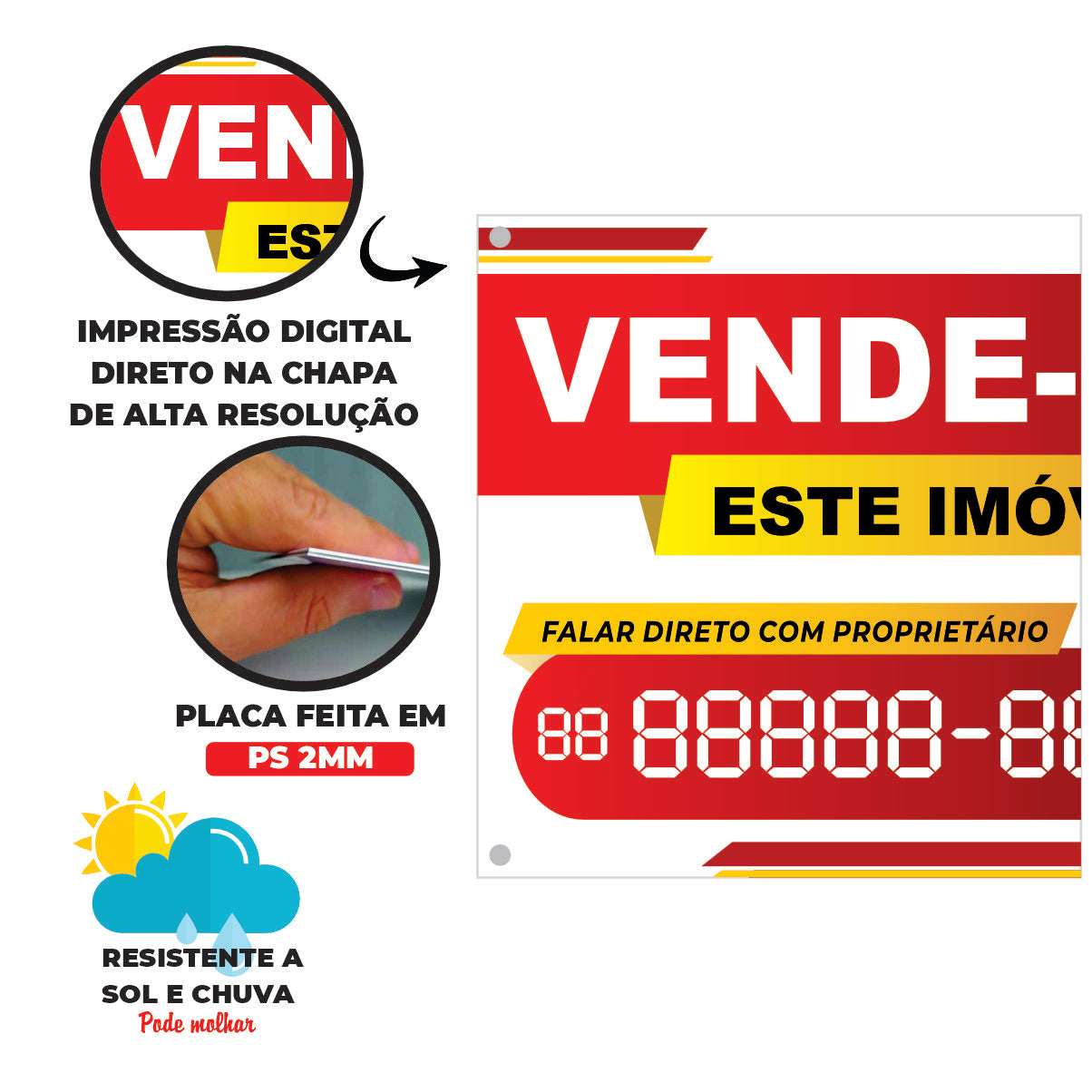 PLACA VENDE-SE