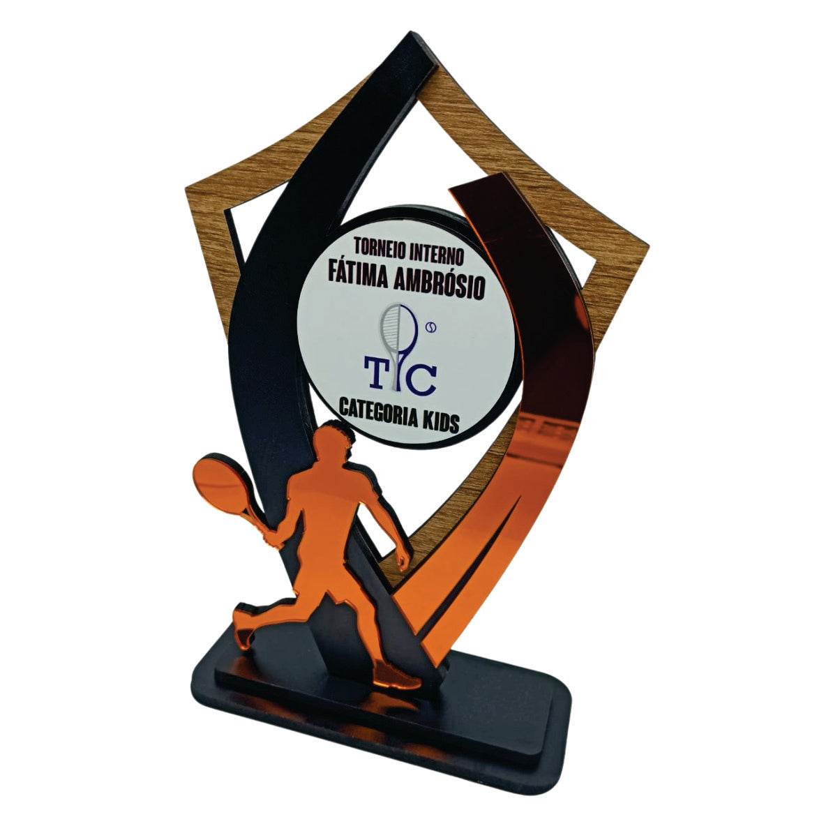 TROFÉU PERSONALIZADO TENIS