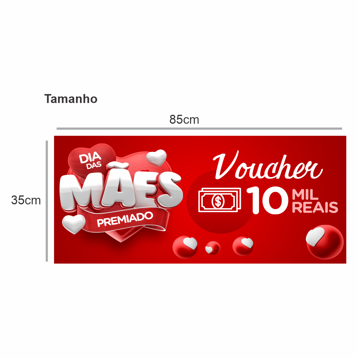 Placa Voucher Premiação