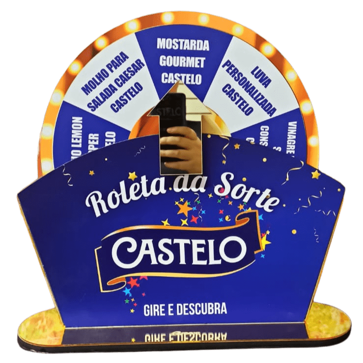 Roleta Personalizada para Sorteios - Tamanho P