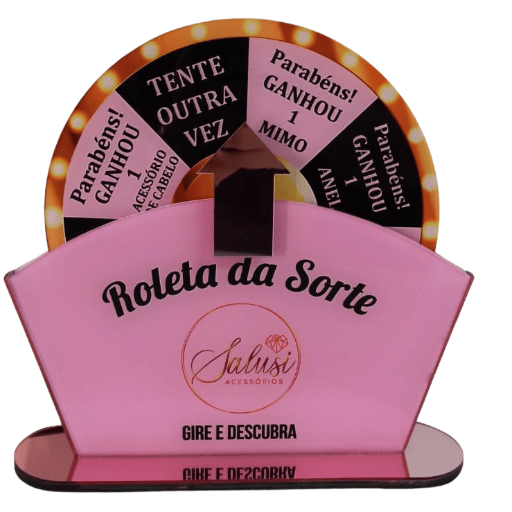 Roleta Personalizada para Sorteios - Tamanho P