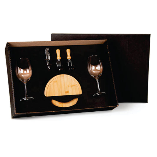 Kit Queijo E Vinho - 6 Pçs