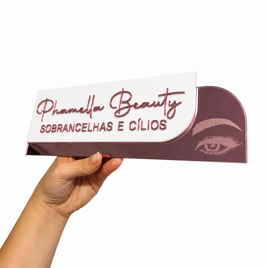Placa de Acrílico Espelhado