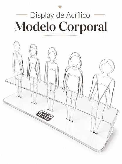 Display de Acrílico e MDF - Modelos Corporais