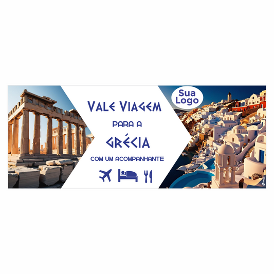 PLACA VOUCHER VALE VIAGEM