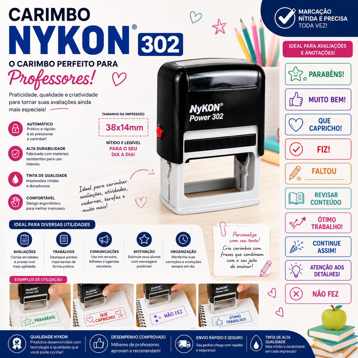 CARIMBO NYKON 302 - AMEI