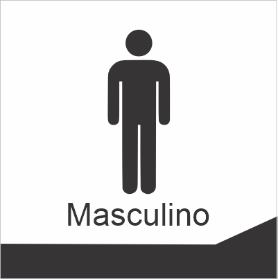 PLACA PARA SANITARIO MASCULINO 1