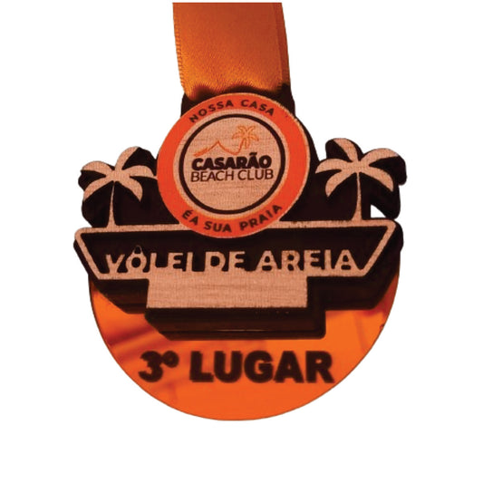 MEDALHA MDF E ACRÍLICO