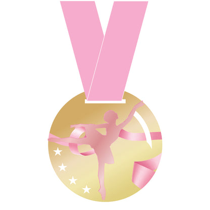 Medalha de Acrílico Bailarina Personalizada