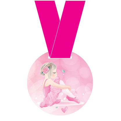 Medalha de Acrílico Bailarina Personalizada
