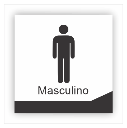 PLACA PARA SANITARIO MASCULINO 1