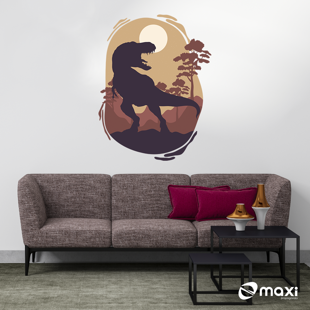 ADESIVO DECORATIVO PARA SALA - DINOSSAURO