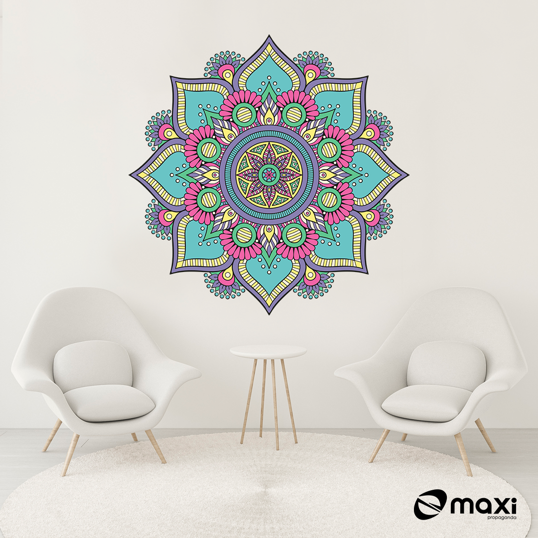 ADESIVO DECORATIVO PARA SALA - MANDALA 1