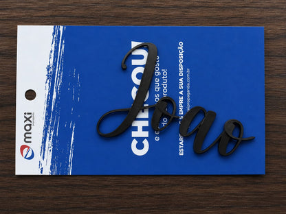 NOME EM ACRÍLICO PERSONALIZADO - LETREIRO DECORATIVO