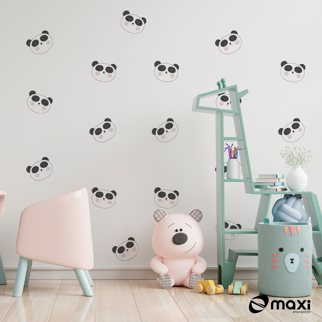 Adesivo Decorativo Infantil - Panda