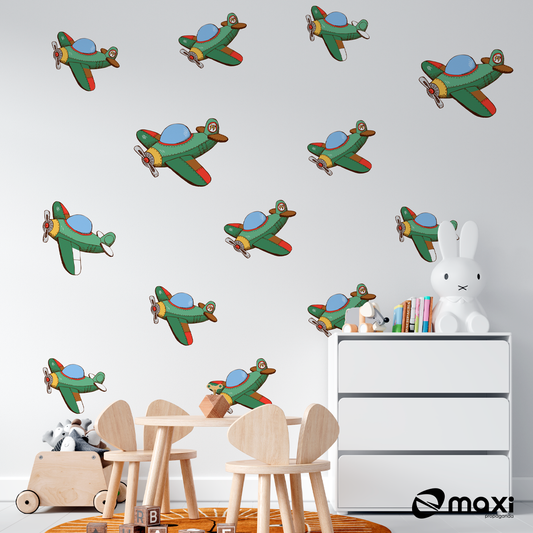 Adesivo Decorativo Infantil - Avião