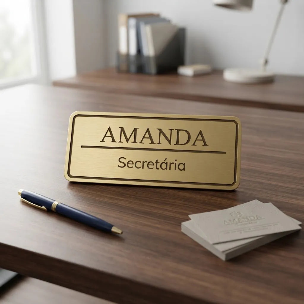 Crachá Magnético Personalizado