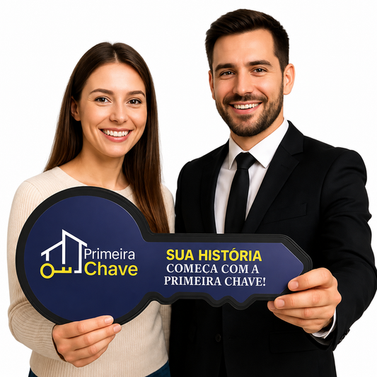 Chave Gigante Personalizada para Imobiliária – Entrega de Imóvel