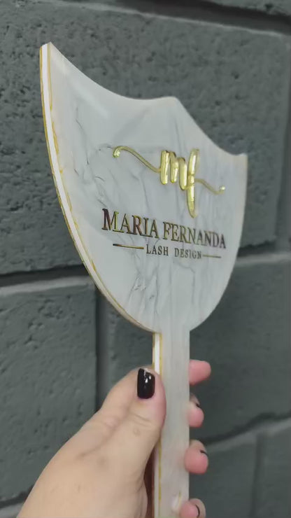 ESPELHO DE MÃO PERSONALIZADO PARA LASH DESIGNER - MODELO EXCLUSIVO