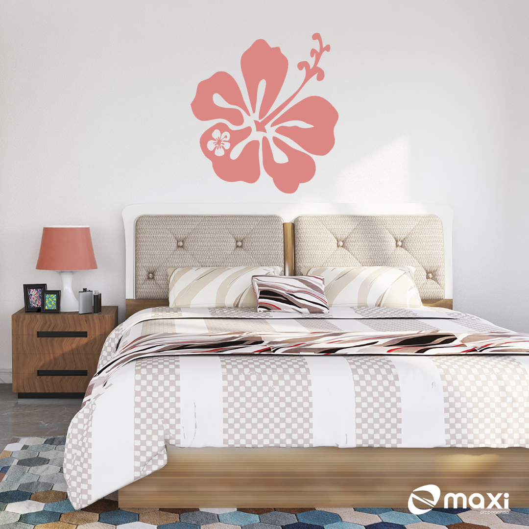 ADESIVO DECORATIVO PARA QUARTO - FLOR